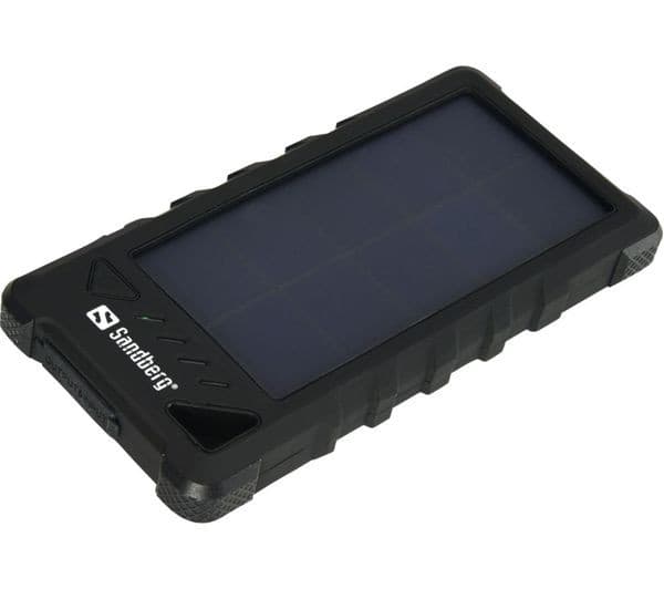 Sandberg 16000 mAh Portable Outdoor Solar Power Bank - Blue & Black