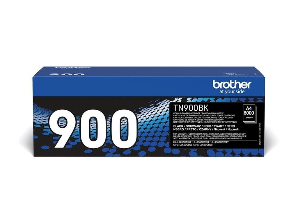 Brother TN900BK Original Toner Cartridge - Black (6,000 Pages)