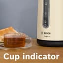 Bosch DesignLine Plus Cordless Kettle TWK4P437GB 1.7L 3000W - Cream thumbnail 6
