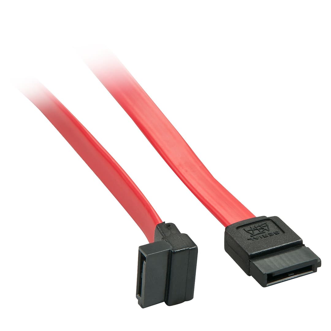 Lindy 0.7m Internal SATA III cable, 90° - Image 1