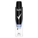 Sure Men Invisible Ice Fresh Anti-perspirant Aerosol 48h fresh and dry protection deodorant that protects against white marks and yellow stains 6x 150 ml thumbnail 2