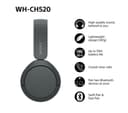 Sony WH-CH520 Wireless Headphones - Black thumbnail 6