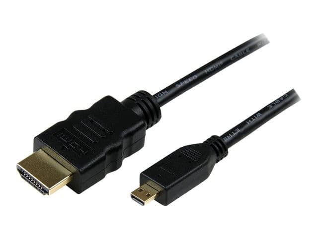 StarTech.com HDADMM3M High Speed HDMI to Micro HDMI Cable with Ethernet 3m - Black - Image 3