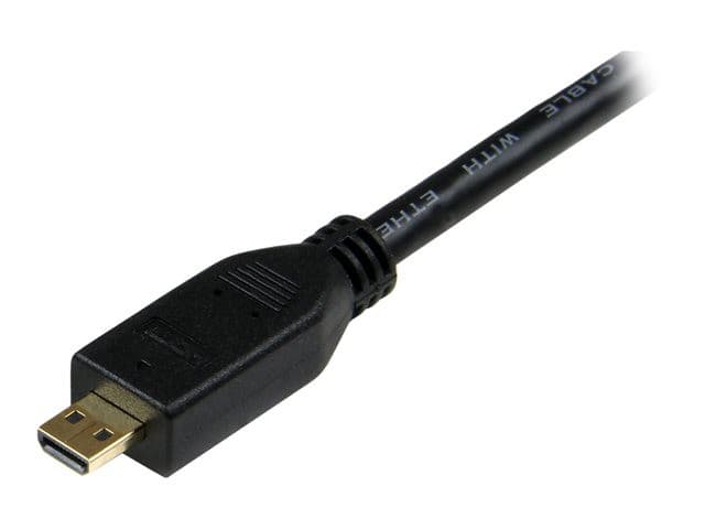 StarTech.com HDADMM3M High Speed HDMI to Micro HDMI Cable with Ethernet 3m - Black - Image 4