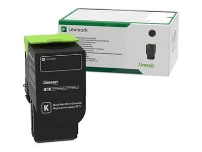 Lexmark C232H High Capacity Return Programme Toner Cartridge - Black - Image 1