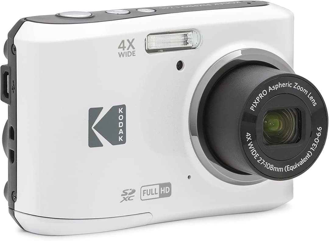 Kodak PIXPRO FZ45 16MP Digital Camera - White - Image 1