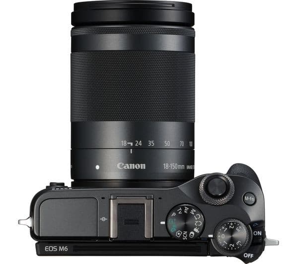 Canon EOS M6 Mirrorless Camera EF-M 18-150mm f/3.5-6.3 IS STM Lens Kit - Black - Image 3