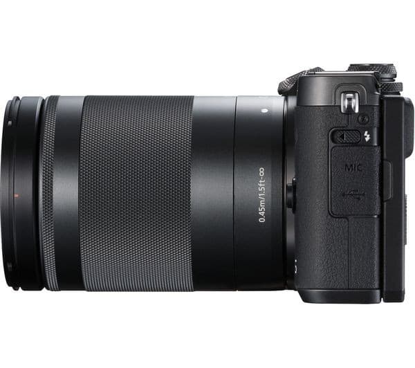 Canon EOS M6 Mirrorless Camera EF-M 18-150mm f/3.5-6.3 IS STM Lens Kit - Black - Image 6