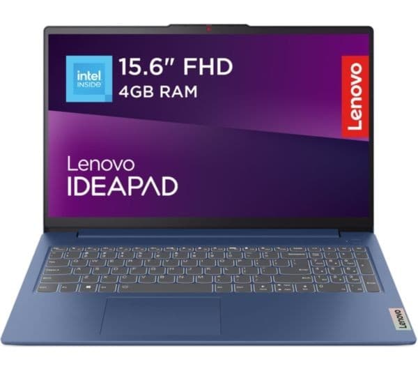 Lenovo IdeaPad Slim 3 15IAN8 15.6" Intel N100 4GB 128GB - Blue - Image 1