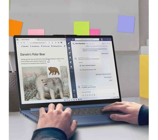 Lenovo IdeaPad Slim 3 15IAN8 15.6" Intel N100 4GB 128GB - Blue - Image 3