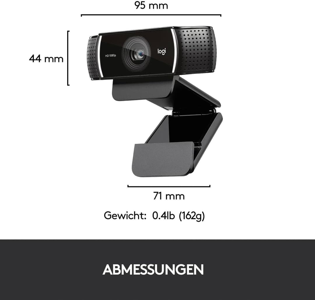 Logitech C922 Pro Stream Full HD 1080p Webcam Black - Image 5