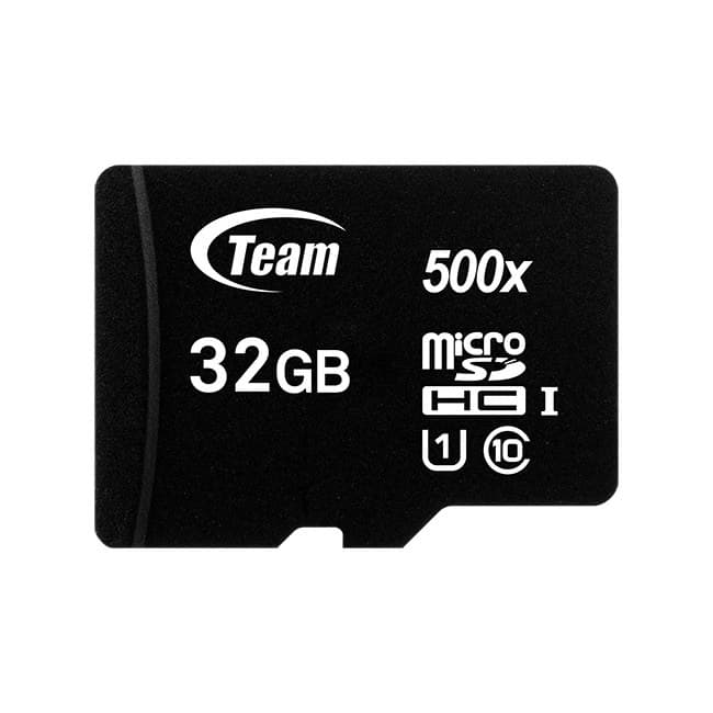 Team Group microSDHC UHS-I U1 Class 10 Memory Card with SD Adapter - 32GB - Image 1