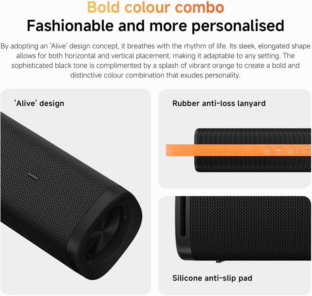 Xiaomi Sound Outdoor 30W Portable Bluetooth Speaker - Black - Image 4