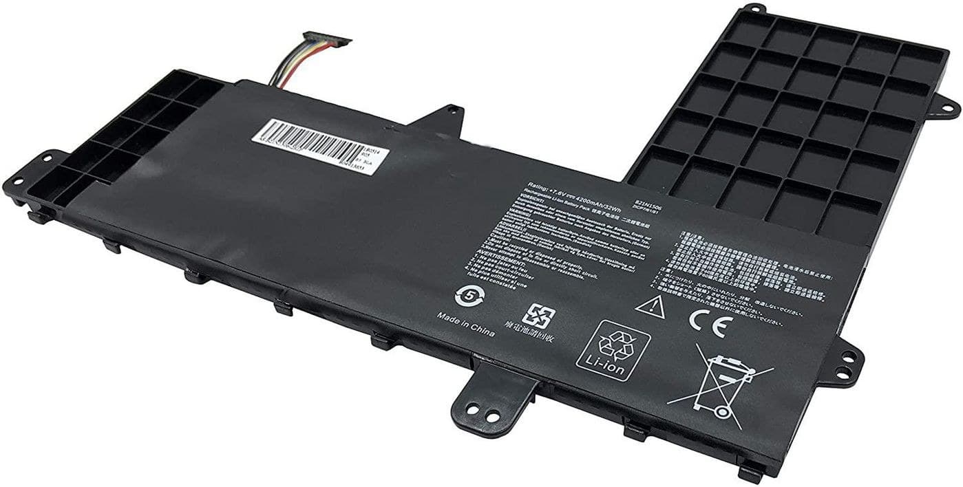 CoreParts MBXAS-BA0159 Replacement Laptop Battery for Asus E502S/E502MA, 7.6V 3400mAh Li-Pol, 2-cell, Black