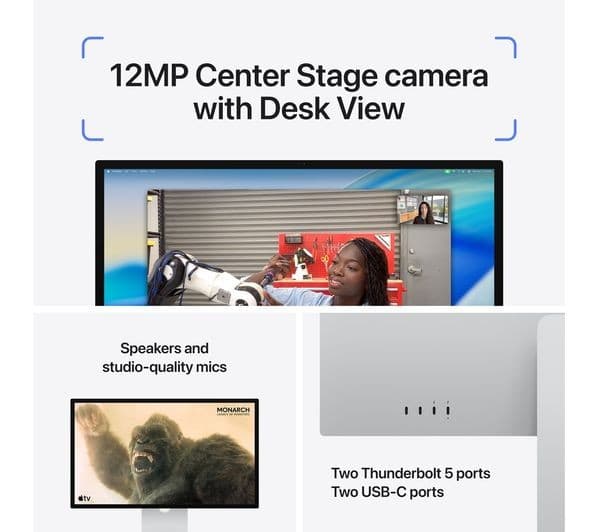 Apple Studio Display (2026) 27-inch 5K Retina Standard Glass - Tilt-adjustable Stand - Image 4