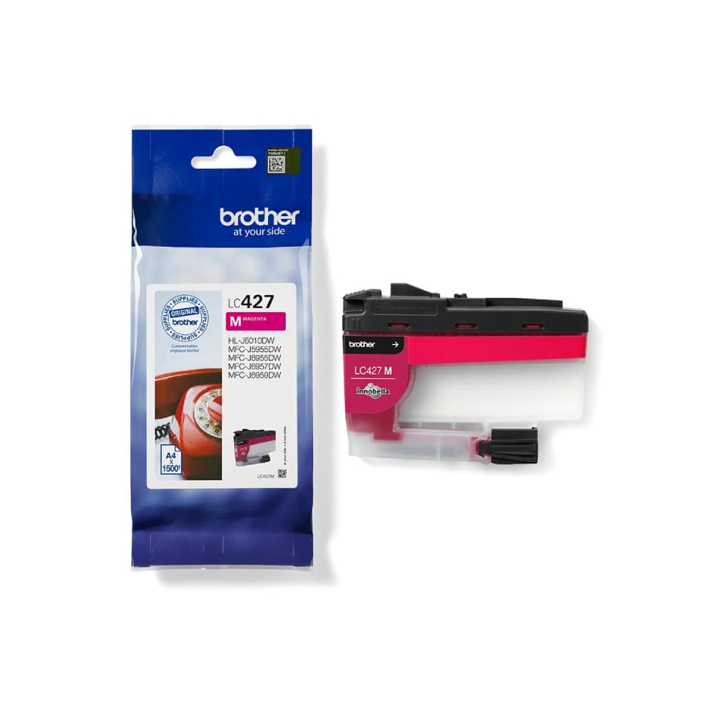 Brother LC427 Original Ink Cartridge 1,500 Pages - Magenta - Image 1