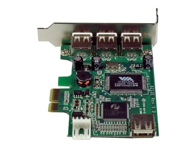 StarTech.com 4 Port PCI Express Low Profile High Speed USB Card - PCIe USB 2.0 Card - PCI-E USB 2.0 Card (PEXUSB4DP) - USB adapter - PCI Express x1 - 4 ports - Image 4