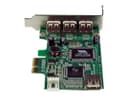 StarTech.com 4 Port PCI Express Low Profile High Speed USB Card - PCIe USB 2.0 Card - PCI-E USB 2.0 Card (PEXUSB4DP) - USB adapter - PCI Express x1 - 4 ports thumbnail 4