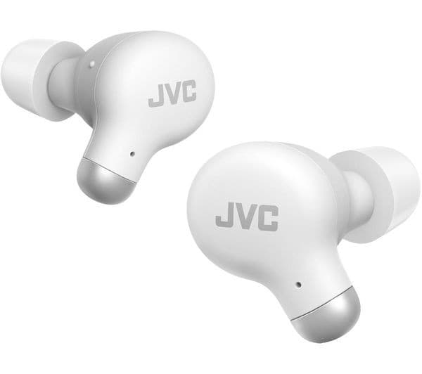 JVC Marshmallow HA-A25T Wireless Bluetooth Noise-Cancelling Earbuds - White - Image 1