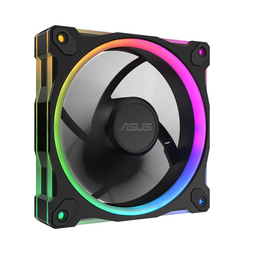 ASUS Prime MR120 ARGB 120mm PWM PC Fan - Black 3-Pack - Image 8