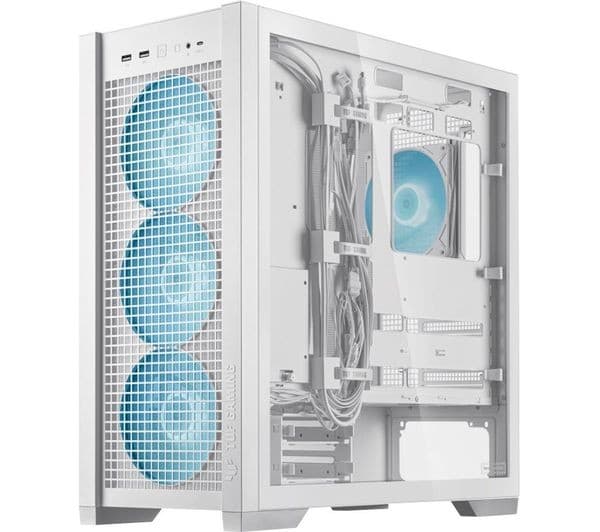 ASUS TUF Gaming GT302 ARGB E-ATX Mid-Tower PC Case - White - Image 6