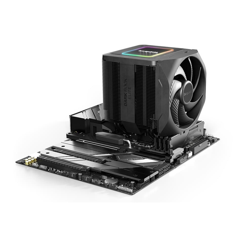 Be Quiet! Dark Rock Elite 6-Pole Fan Motor Technology 4-pin PWM CPU Cooler - Image 2