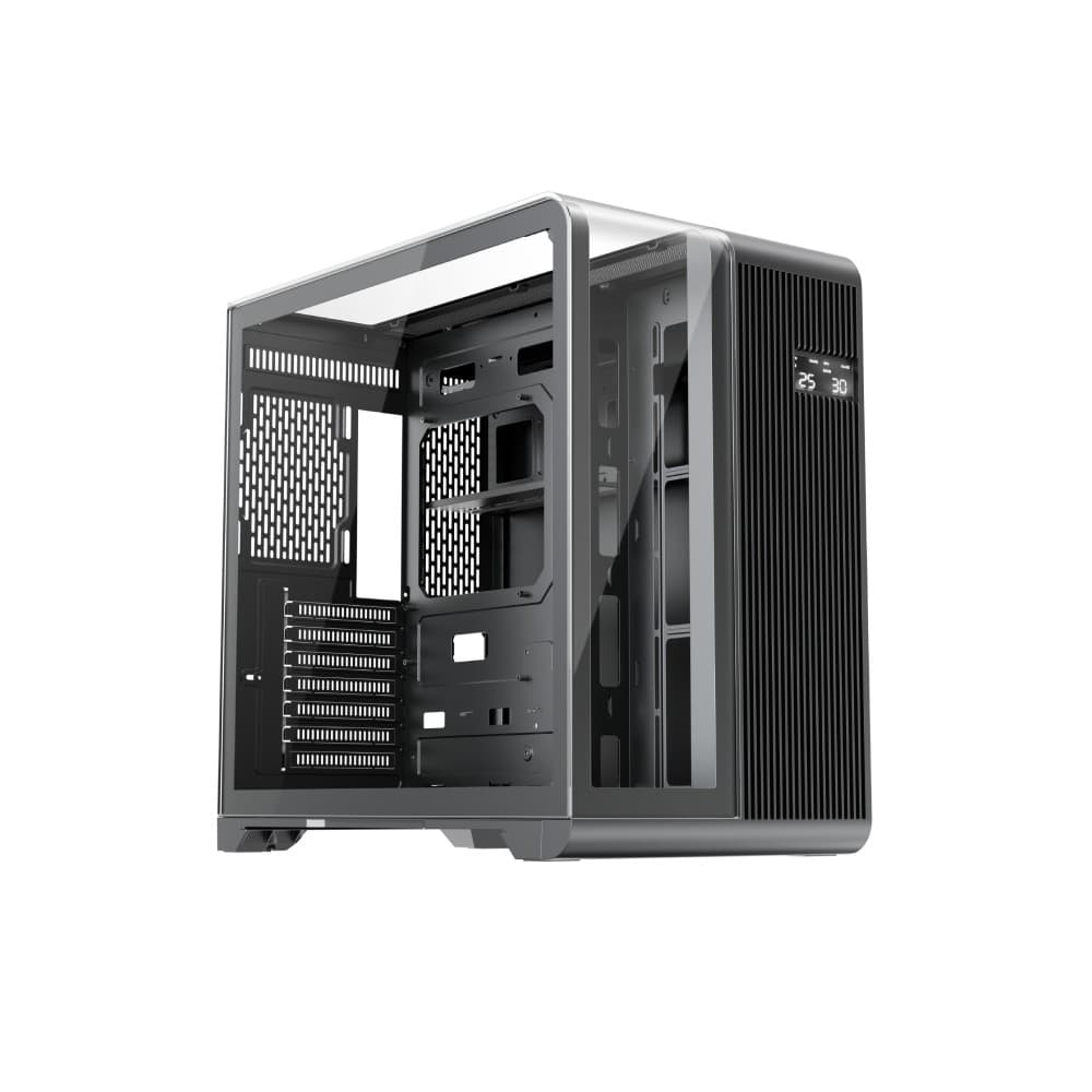 1st Player RT7 BK Tempared Glass Mid Tower Gaming PC Case - Image 1