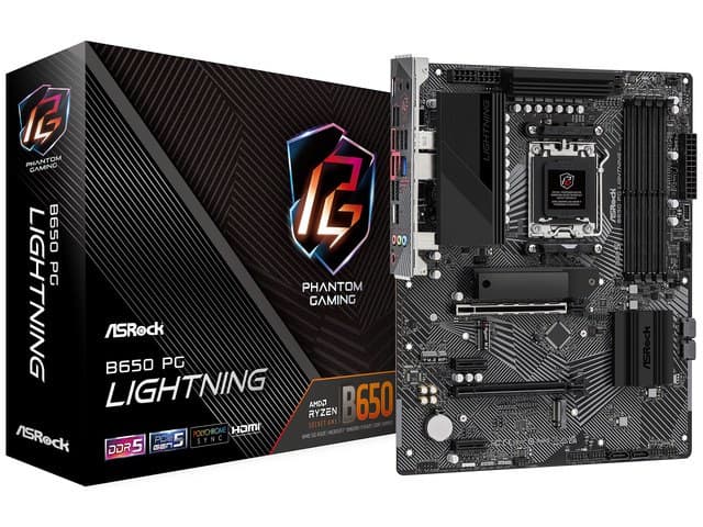 ASRock B650 PG Lightning AMD Ryzen 7000 Series Processors Motherboard (B0BH4M6ZL9) - Image 2