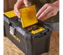 STANLEY STST1-75521 Essential Toolbox with Metal Latches - 19", Black & Yellow thumbnail 4