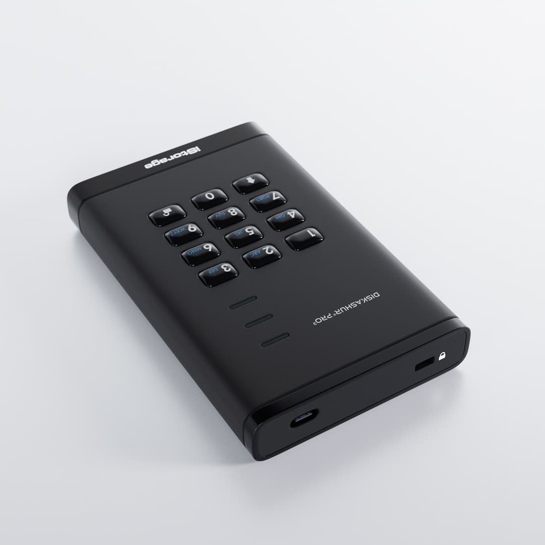 iStorage diskAshur PRO³ SSD 512GB | Secure Portable Solid State Drive |FIPS 140-3 Level 3 compliant | AES-XTS 256-bit Hardware Encryption | PIN protected | OS & Platform Independent |GDPR, TAA Compliant|Brute force hack defence | Dust/Water Resistant - Image 4