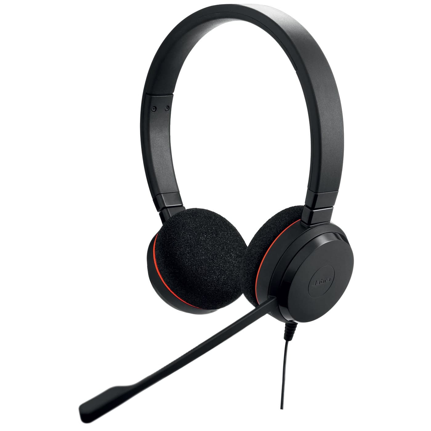 Jabra Evolve 20 UC Stereo Wired Headset, USB-C with USB-A Adapter