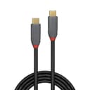 Lindy 3m USB 3.2 Gen 2 USB-C to USB-C Cable, 10Gbps, 100W PD, Anthra Line, Black thumbnail 2