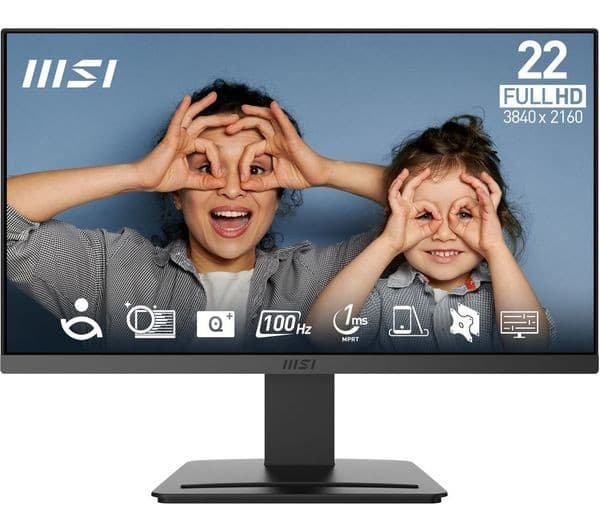 MSI PRO MP223 E2 21.45" Full HD Monitor Black - Image 1