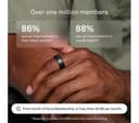Oura Ring 4 Smart Ring - Stealth, Size 8 thumbnail 7