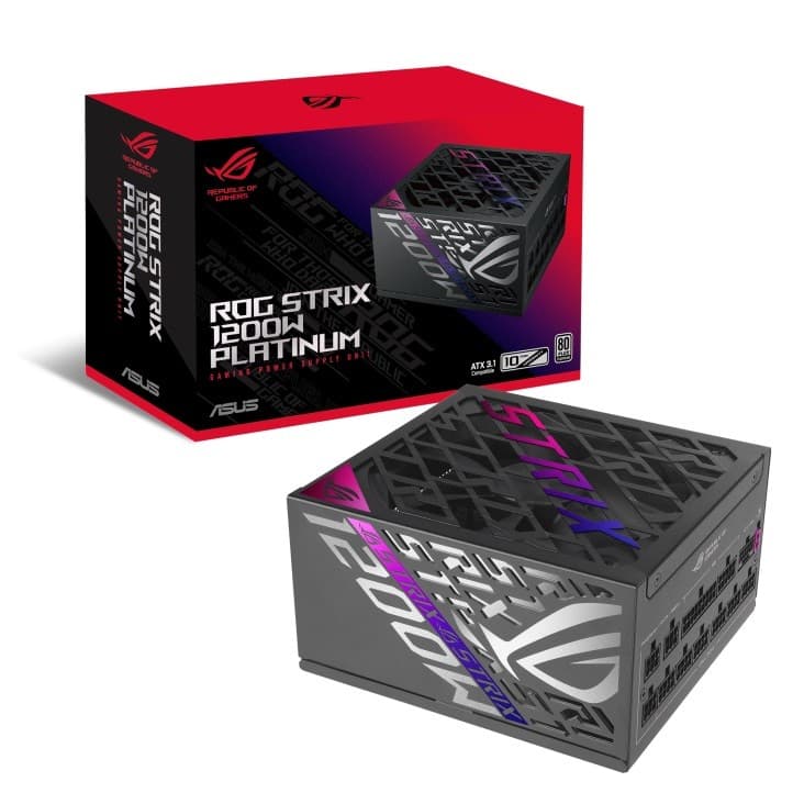 ASUS ROG STRIX 1200W 80+ Platinum Fully Modular ATX 3.1 Power Supply - Image 1