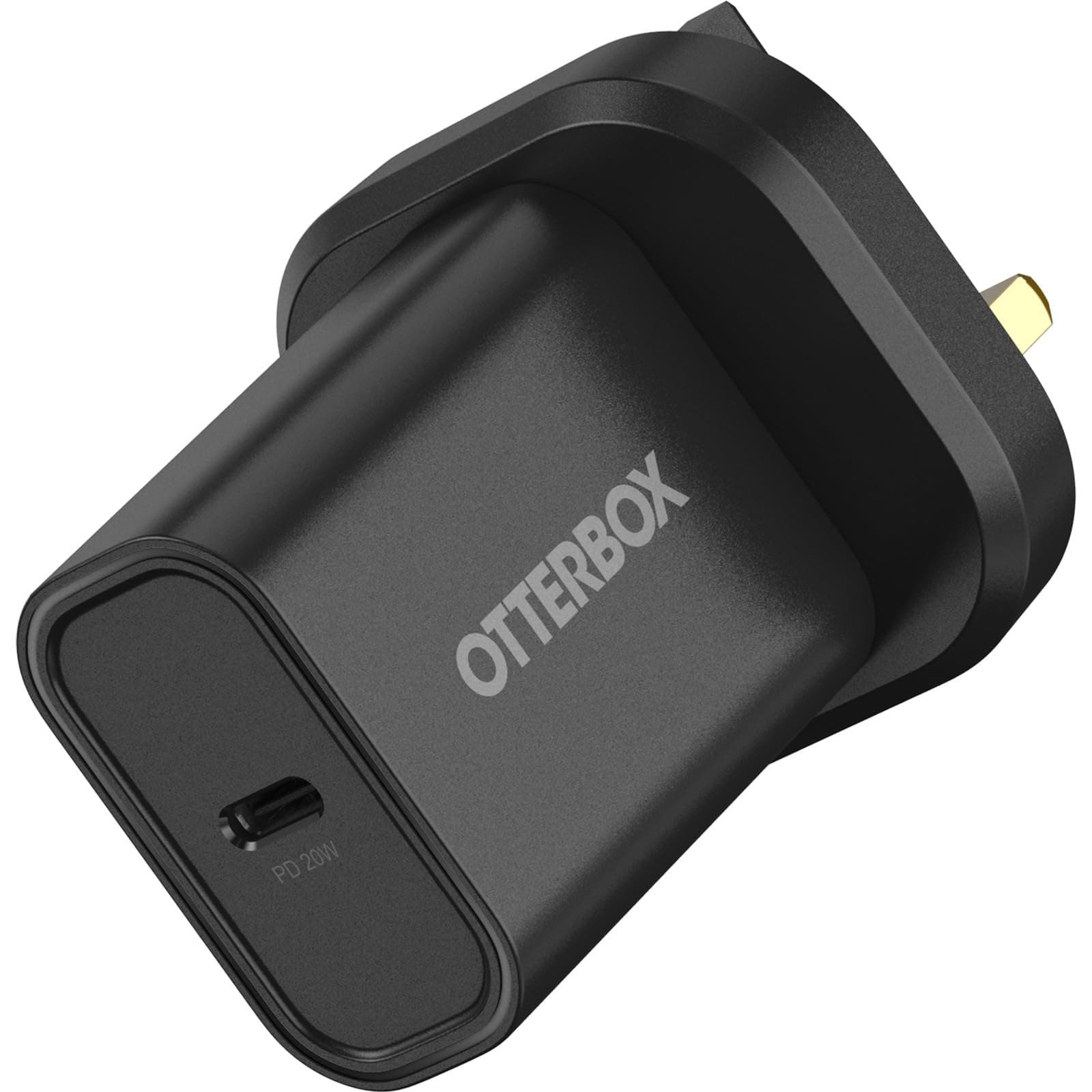 OtterBox Standard UK 20W USB-C PD Wall Charger, Black