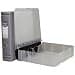Hermes A4 80mm 2 D-Ring Heavy Duty Polypropylene Box File - Silver - Image 5