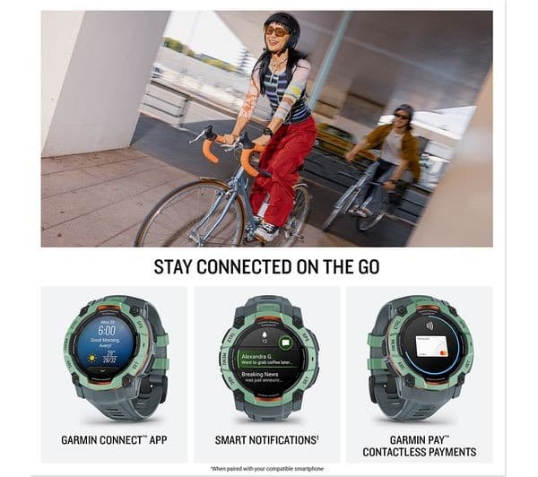 Garmin Instinct 3 AMOLED Smartwatch 50mm Neo Tropic - Image 4
