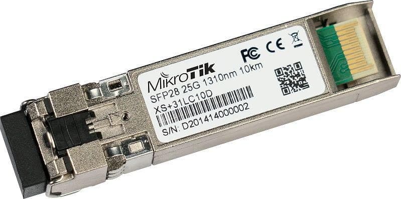 MikroTik XS+31LC10D 1.25G/10G/25G SFP/SFP+/SFP28 Single-mode Fibre Module LC 10km 1310nm