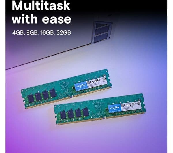 Crucial DDR4 3200MHz CL22 UDIMM Desktop Memory - 16GB - Image 4