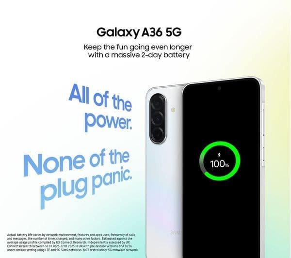 Samsung Galaxy A36 5G 256GB - Awesome Lavender - Image 3
