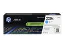 HP 220X High Yield Original LaserJet Toner Cartridge - Cyan thumbnail 1