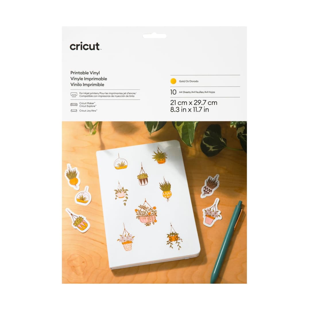 Cricut Printable Vinyl - A4, 10 Sheets - Image 1
