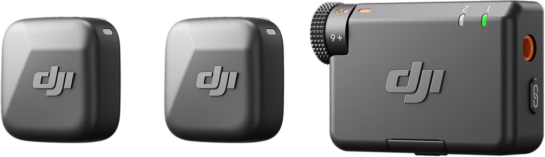 DJI Mic Mini (2 TX + 1 RX) Wireless Microphone Kit Black - Image 1