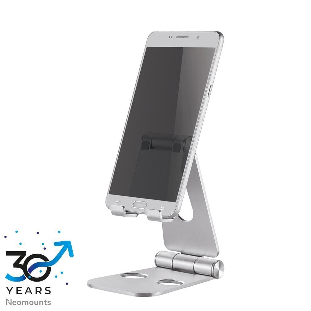 Neomounts DS10-160SL1 Foldable Phone Stand up to 7 inch - Silver - Image 1