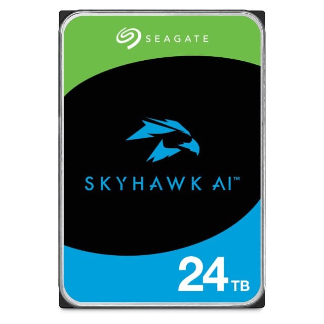 Seagate SkyHawk AI 3.5" SATA III 7200RPM 512MB Cache Surveillance HDD 24TB - Image 2