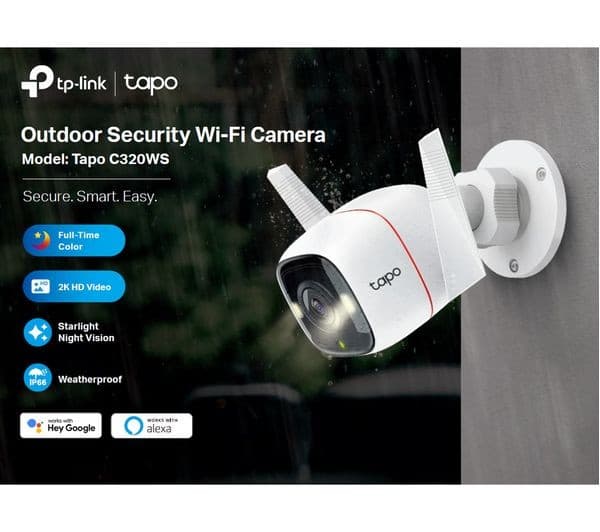 TP-Link Tapo C320WS Security Camera White - Image 5
