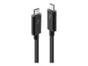 Lindy 2m Thunderbolt 3 Passive Cable, USB-C to USB-C, 20Gbps, 100W PD, Black thumbnail 1