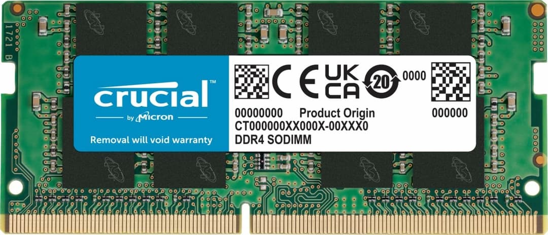 Crucial Basics DDR4-3200 CL22 260-pin SO-DIMM Laptop Memory 8GB - Image 1