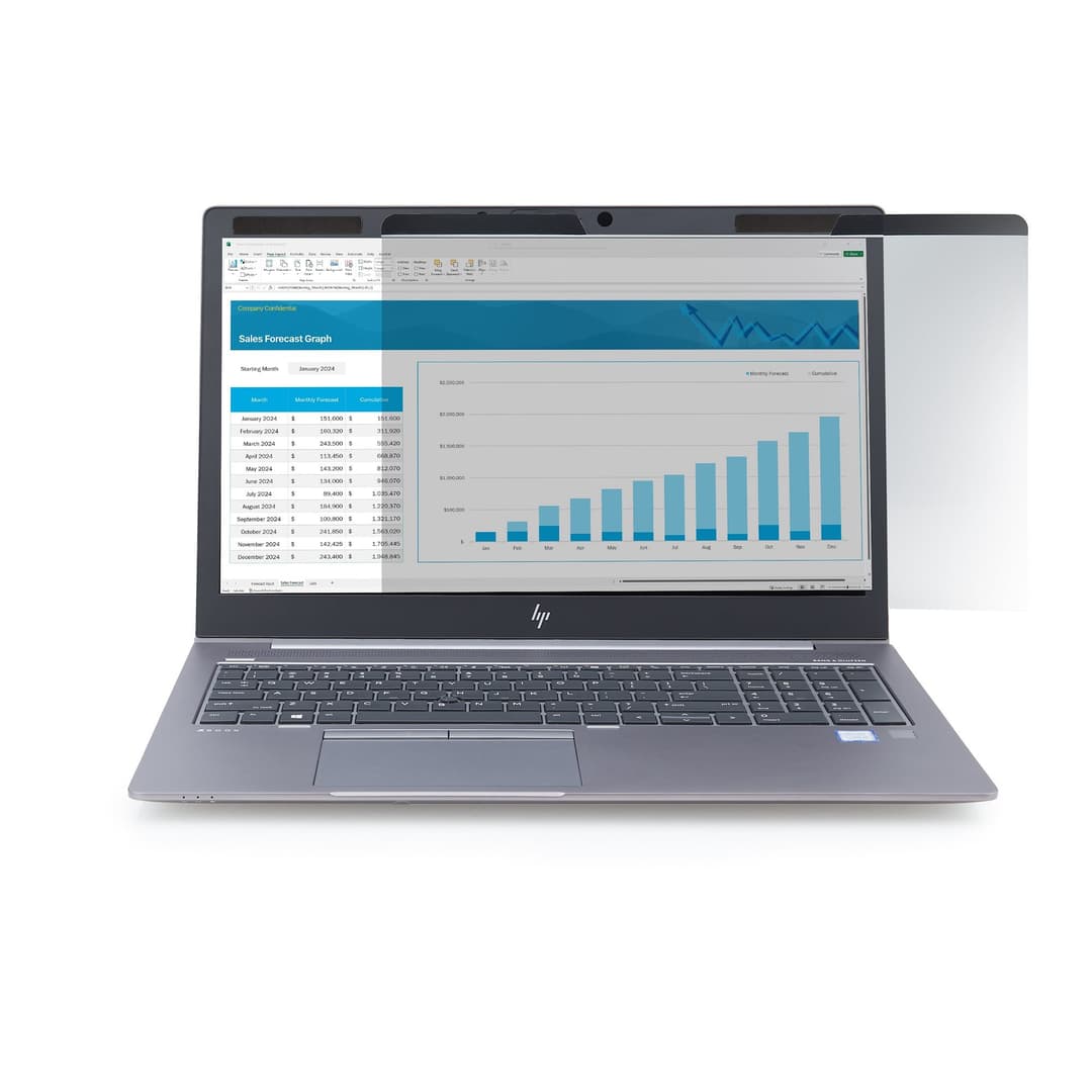 StarTech.com Magnetic Privacy Screen For 14-Inch 16:9 Laptop, Reversible Filter, Computer Screen Protector, View Angle 60 deg (+/- 30 deg), TAA Blue Light Shield - Image 4
